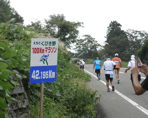 ここは牧区 えちご くびき野100kmマラソン アルケの絵日記