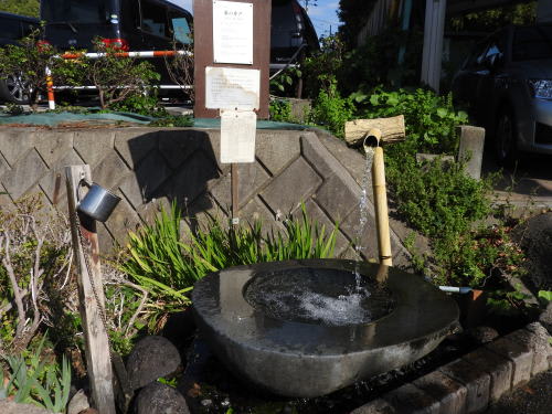 まつもと城下町湧水群歩き回り　葵の井戸