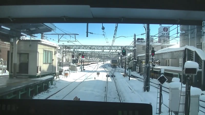 雪景色の総武線 三鷹駅から西荻窪駅まで 初心者鉄日記