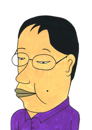 照井正邦の似顔絵 照井正邦の似顔絵