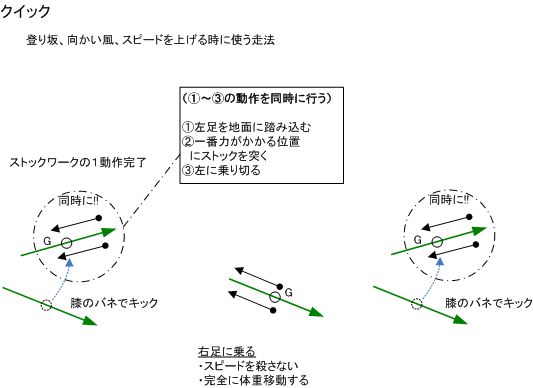 クロスカントリー、スケーティング用になります。