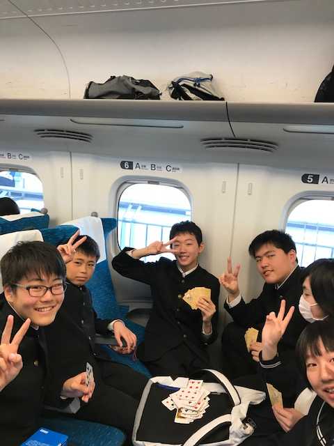 修学旅行１日目2 大月東中学校 美登里の日々