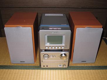 ディスプレイが SONY MD/CD/カセット搭載 CMT-M35WM システムコンポ レコーディング/PA機器