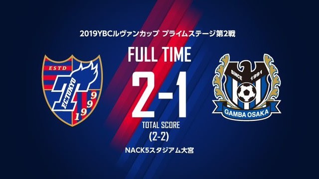 ルヴァンカップ 準々決勝 第2戦 FC東京対ガンバ大阪
