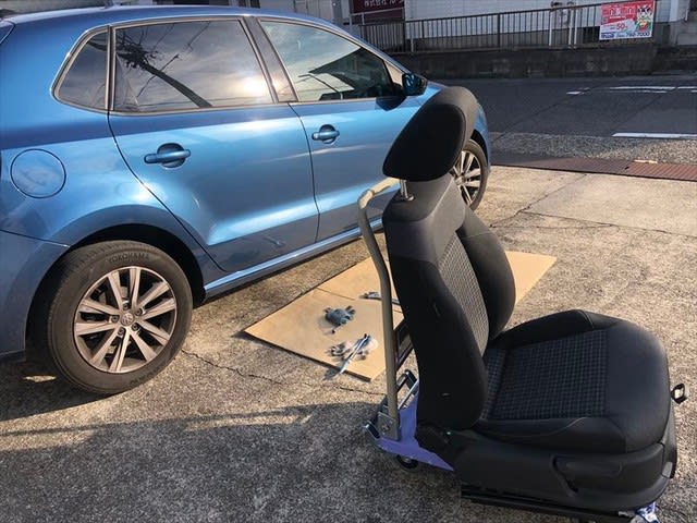 Polo2号機 車検の準備 その4 Recaroから純正シートへ戻します なごやか けったましーん Blog Polo2号機 車検の準備 その4 Recaroから純正シートへ戻します なごやか けったましーん Blog