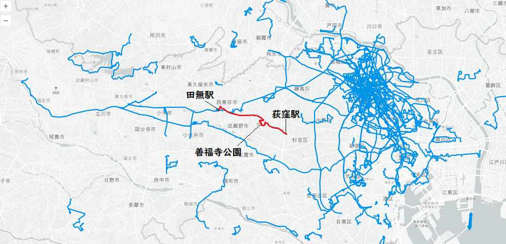 田無駅から荻窪駅 青梅街道を往く ありゃりゃサンポ