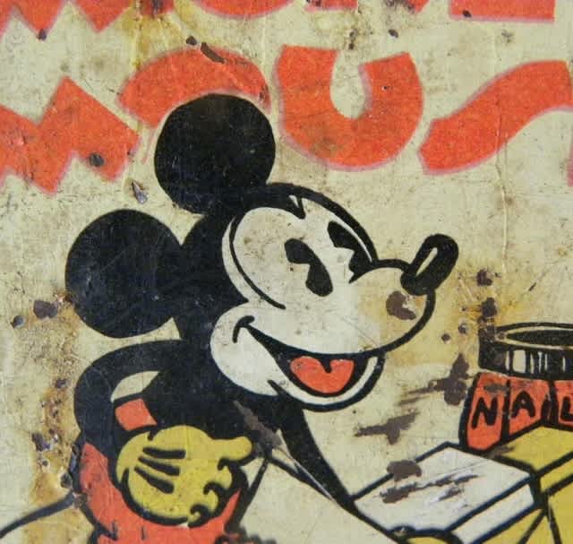 1941年 ミッキーのゴルフ スケッチ画