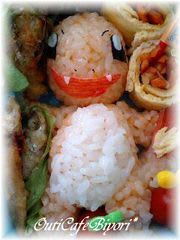 幼稚園のお弁当 ポケモン ヒトカゲのキャラ弁 おうちｃafeびより ジュニア野菜ソムリエ コロのやさしい時間