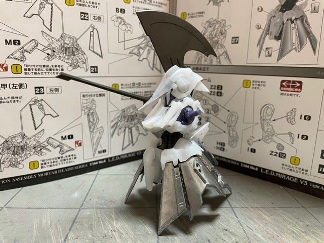 FSS IMS 1/144 L.E.D.ミラージュV3・軽装仕様 その4 - 幻影日記 FSS IMS 1/144 L.E.D.ミラージュV3・軽装仕様 その4 - 幻影日記