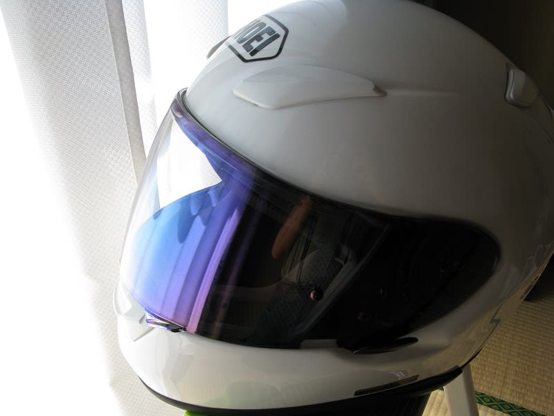 ⚡️ SHOEI ショウエイXR-1100 チタンブルーミラーシールド付タイプフルフェイスヘルメット