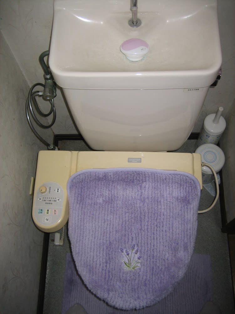 千葉県市川市 トイレ ＴＯＴＯウォシュレットＴＣＦ６５３交換