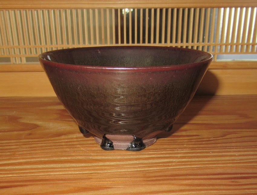 平野庫太郎作 木葉天目茶碗 - 夜噺骨董談義 平野庫太郎作 木葉天目茶碗 - 夜噺骨董談義